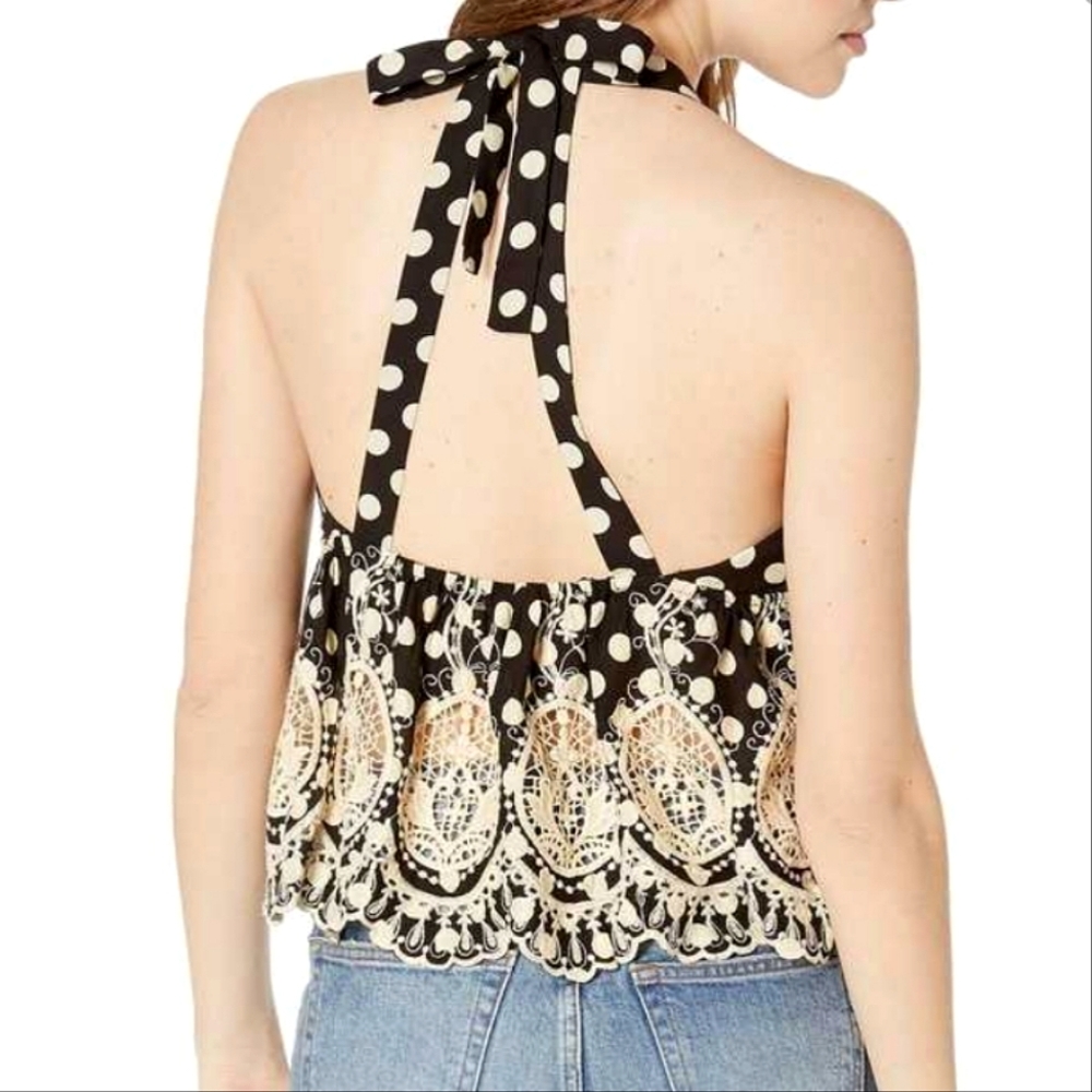 NWT🌼 Free People Boho Chic Halter Top, Large - Picture 3 of 9